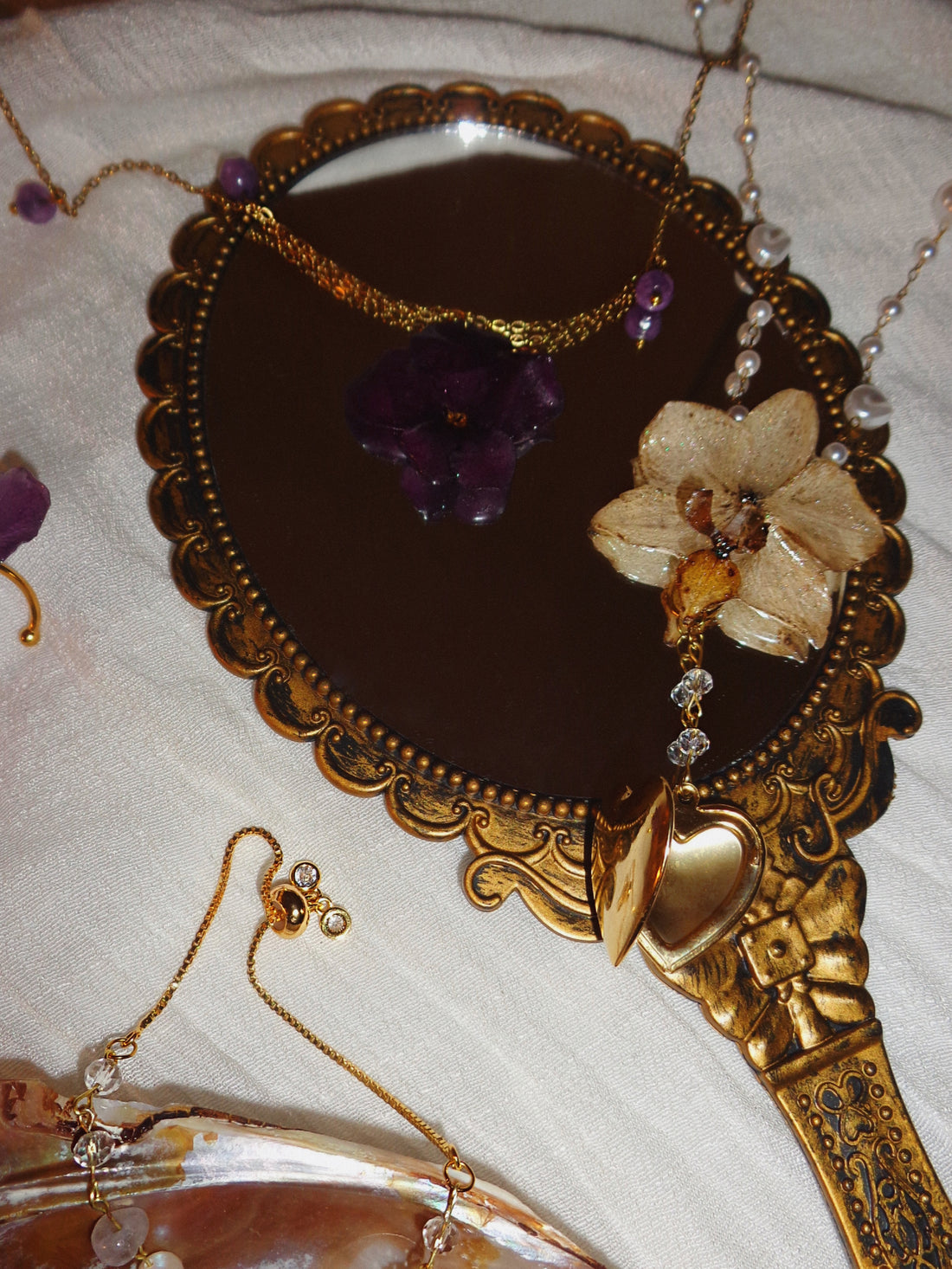 Golden Orchid Lariat