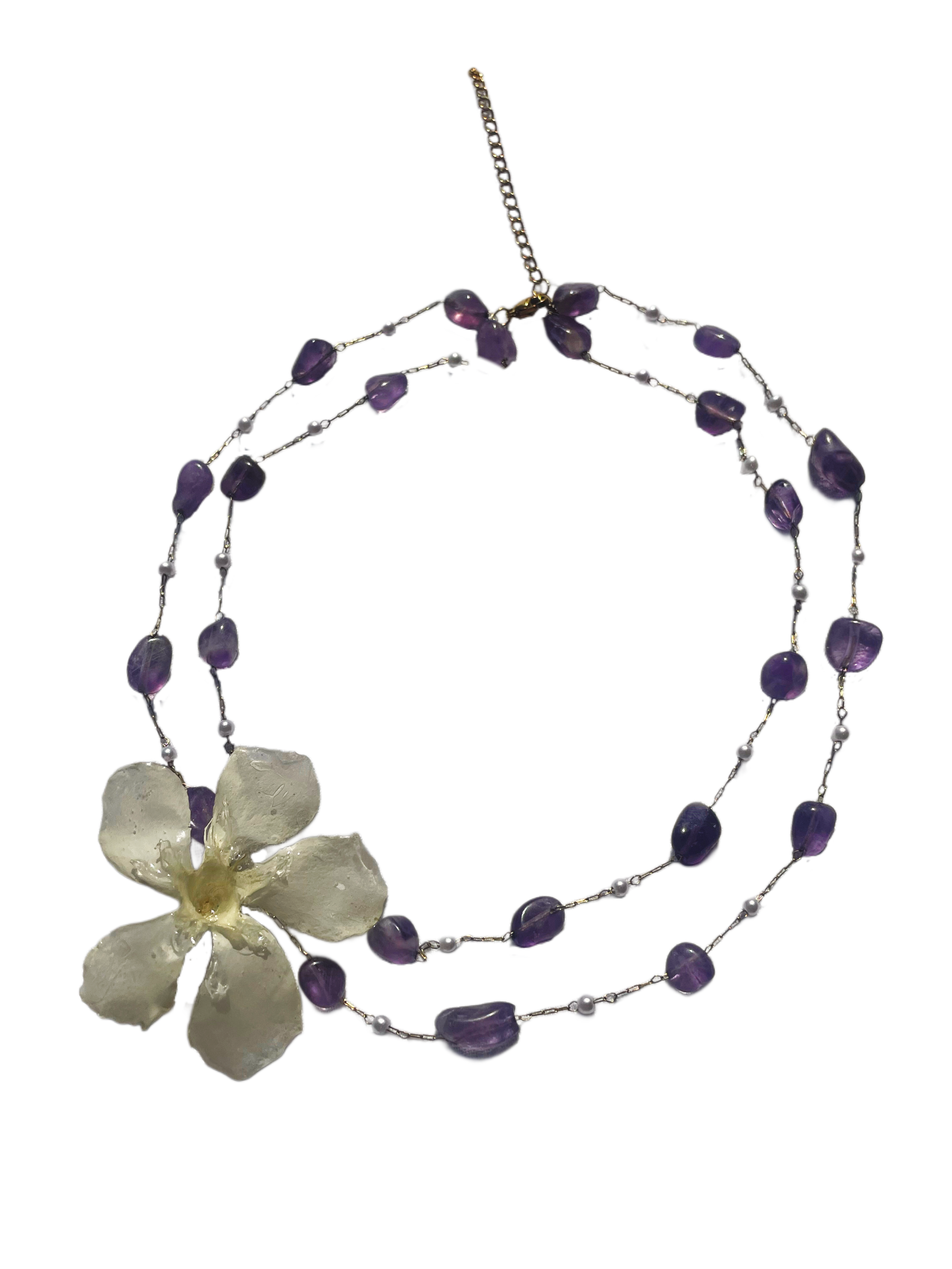 Amethyst Flor Necklace