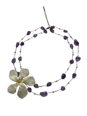 Amethyst Flor Necklace