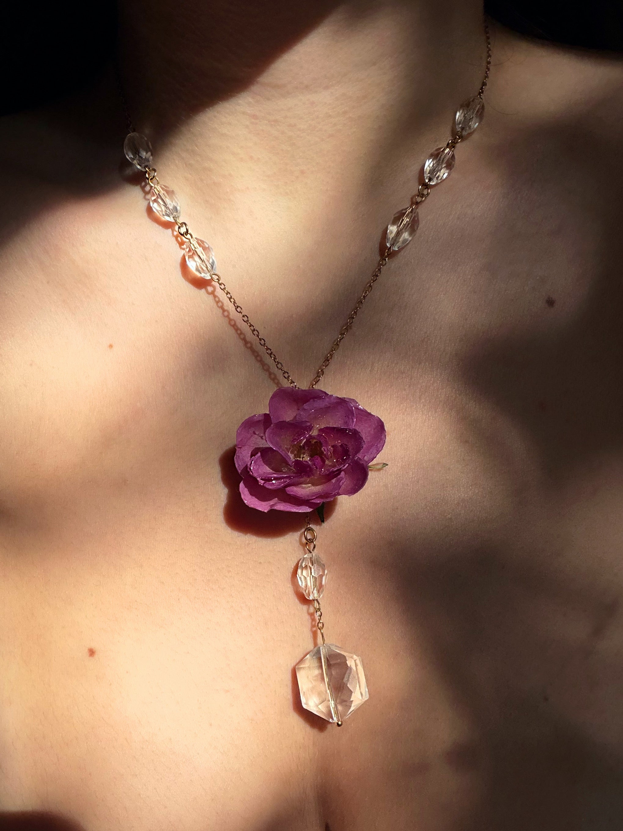 Belle’s Rose Necklace