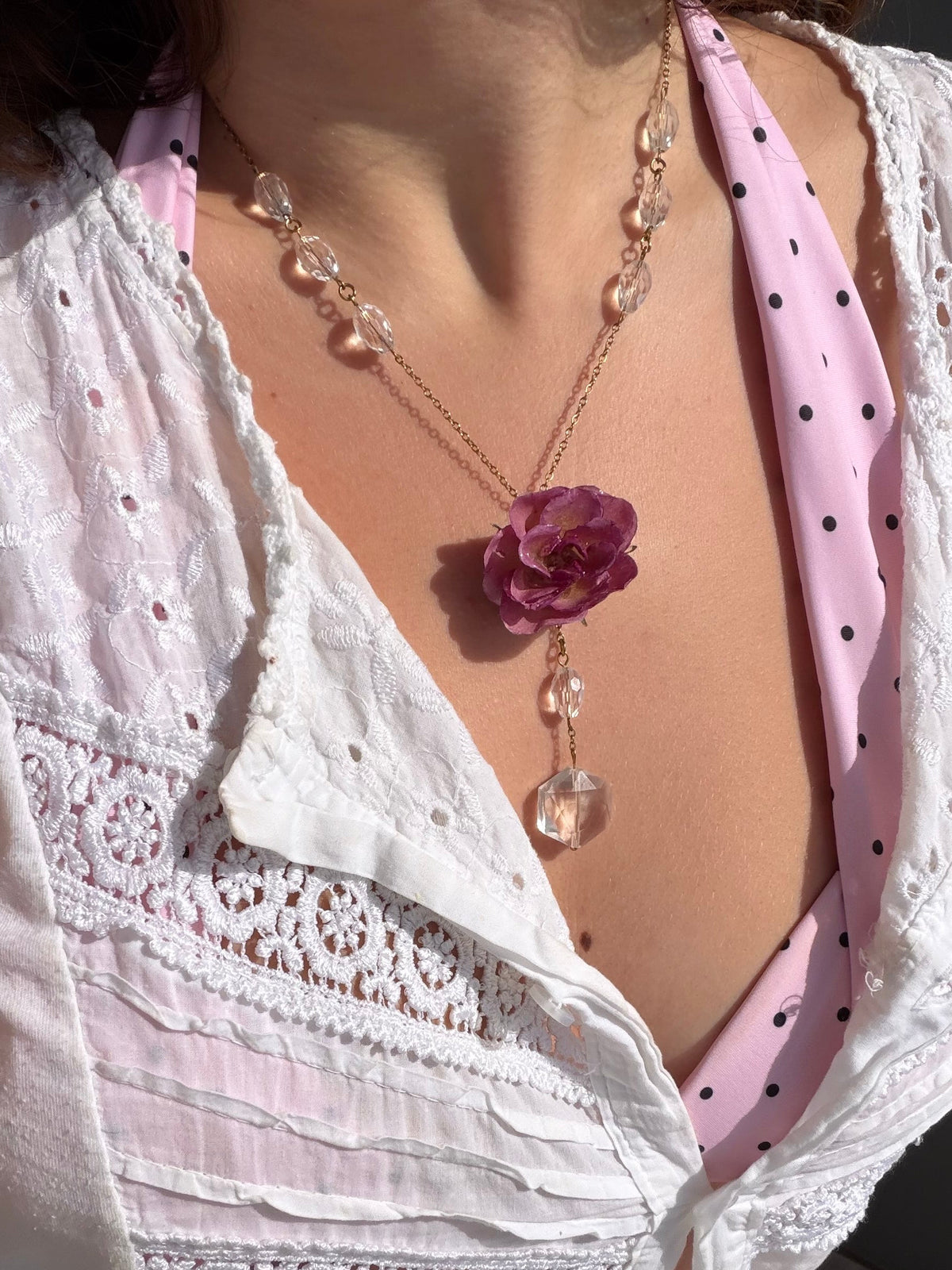 Belle’s Rose Necklace