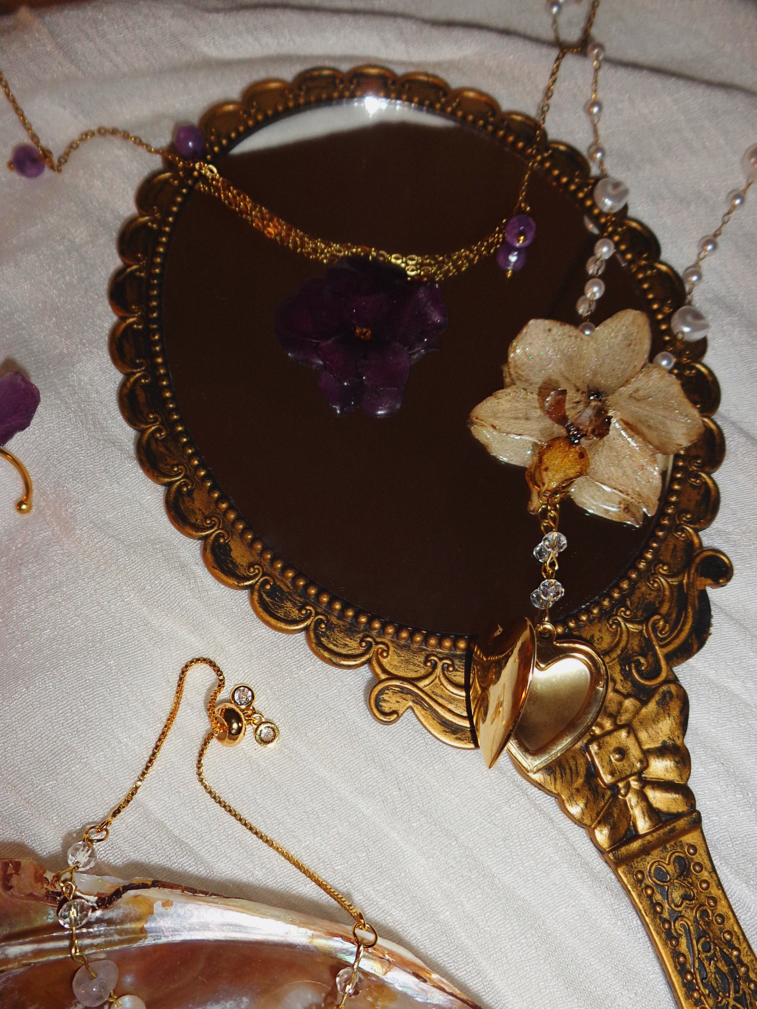 Violet Bloom Necklace