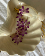 Violet Shell Hair Pin