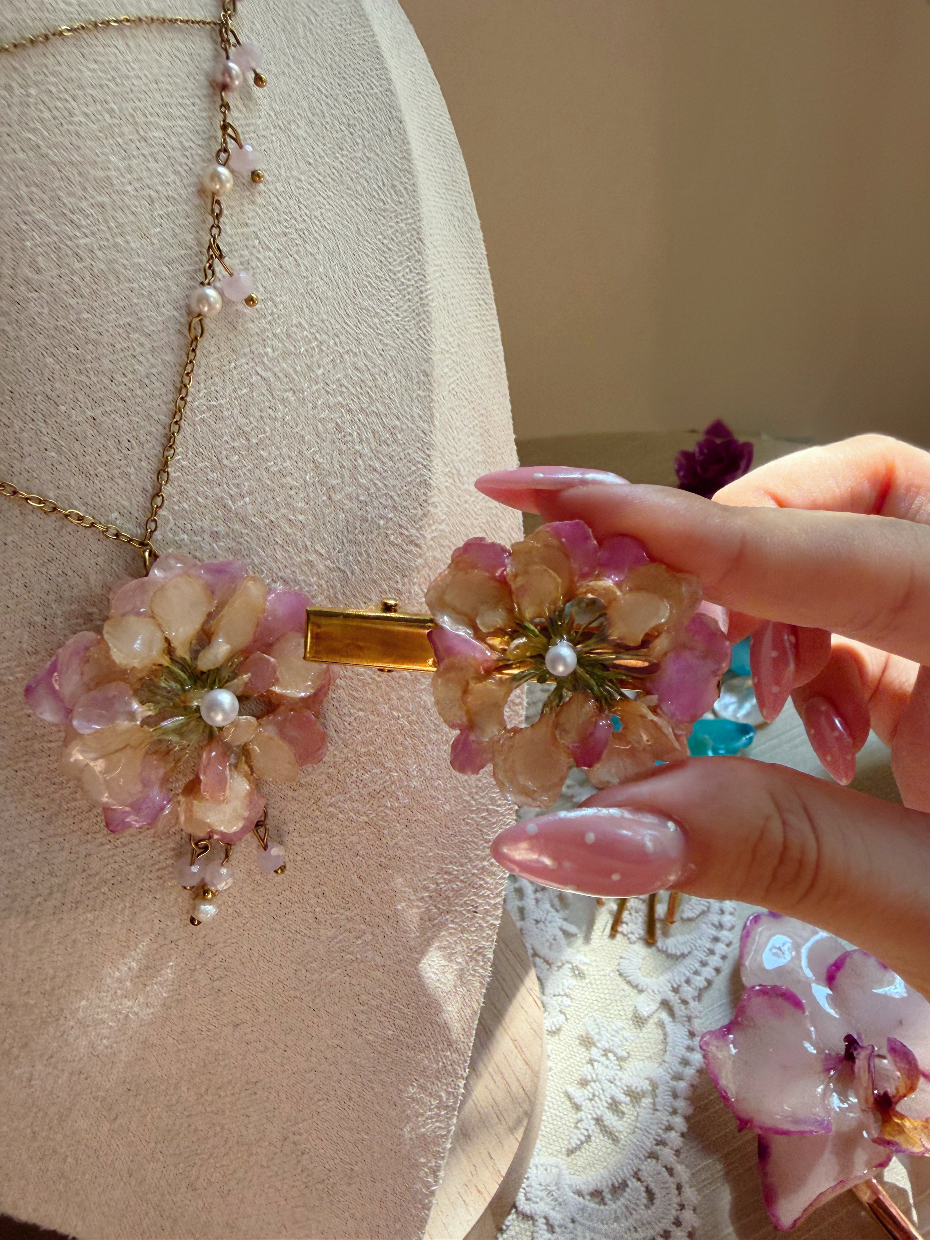 Flower Pixie Hair Clip