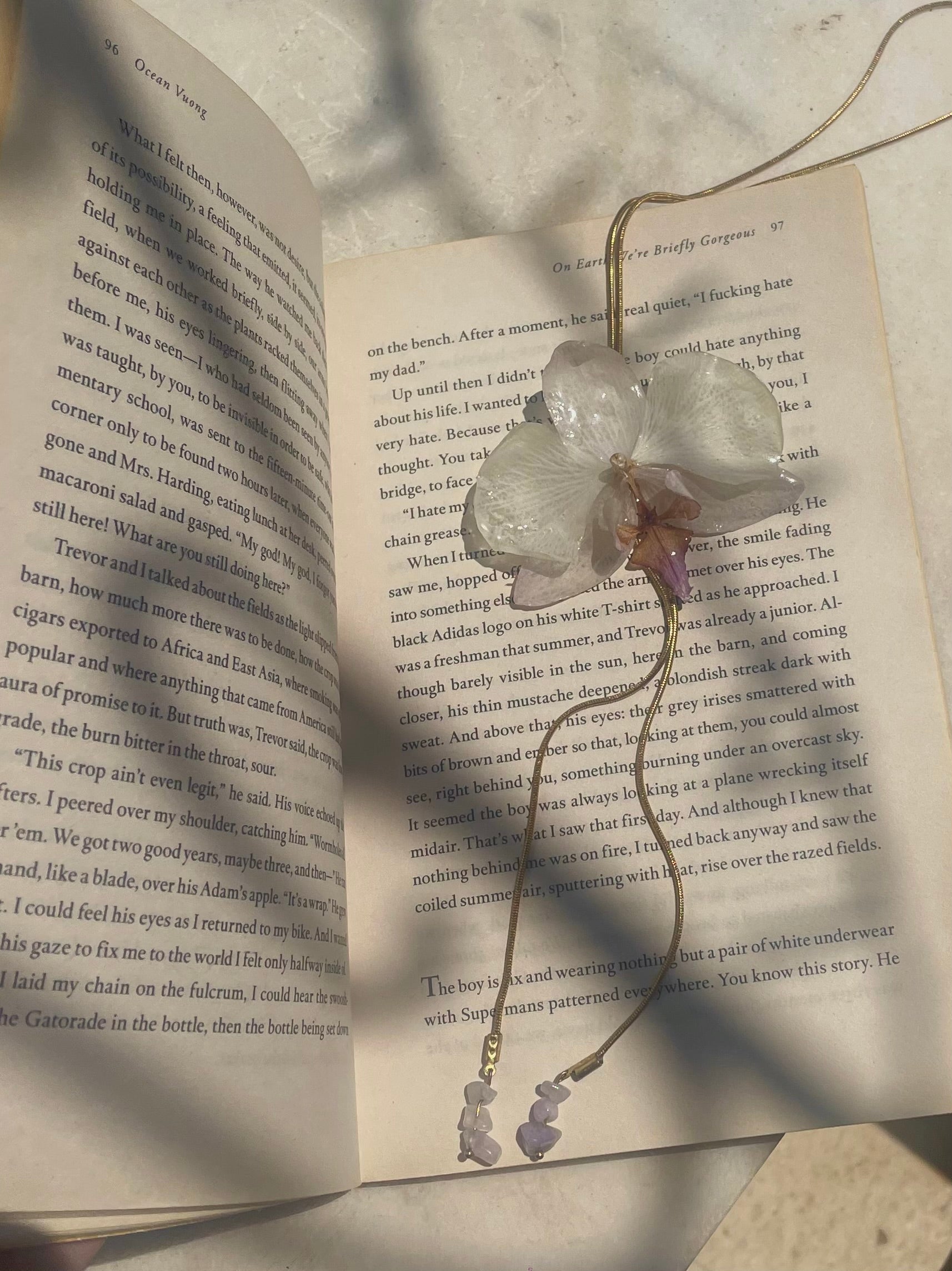 Orchid Veil Necklace