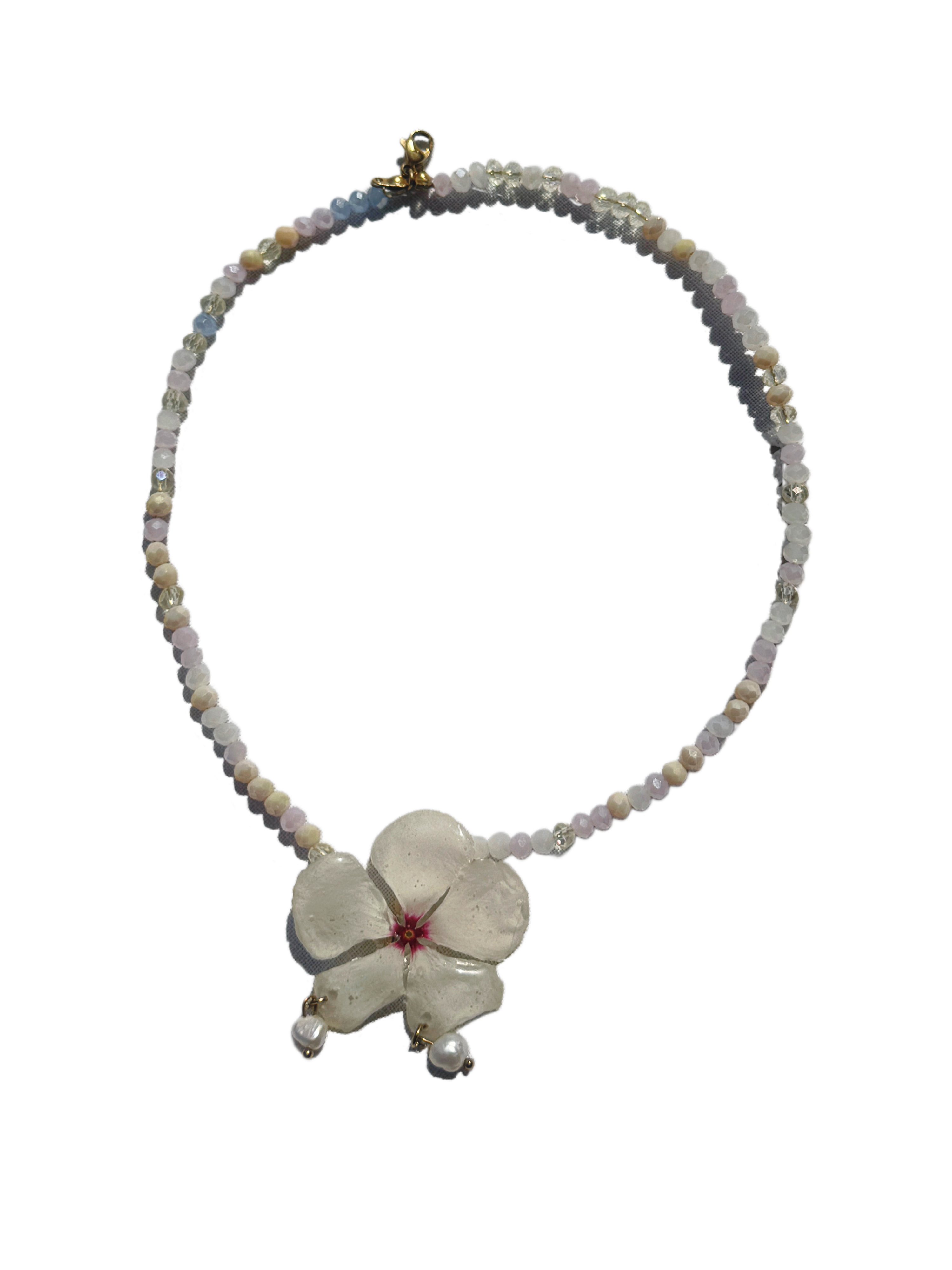 Pearl Vinca Necklace